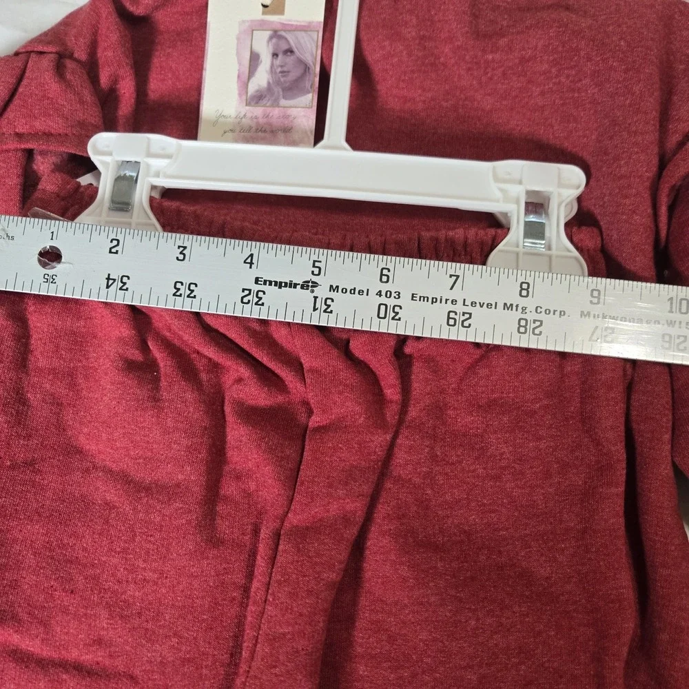 Jessica Simpson Two-Piece Sweat Suit Outfit Red Merry Baby Girl‎ 18MO NWT